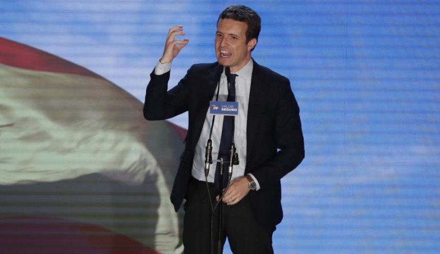 زعيم الحزب الشعبي المحافظ الاسباني الى قيادة المعارضة