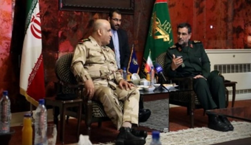 العميد تنكسيري يستقبل قائد القوة البحرية العراقية