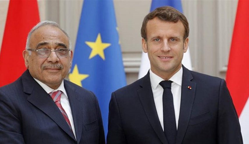 عادل عبدالمهدی: خطر داعش علیه عراق همچنان وجود دارد/ تاکید ماکرون بر همکاری عراق و فرانسه در مبارزه با تروریسم