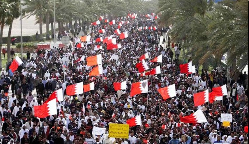 تظاهرات بحرینی‌ها در محکومیت اعدام شیعیان در عربستان