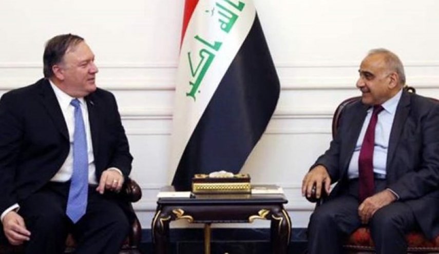 تأکید نخست‌وزیر عراق بر ادامه روابط دوستانه با ایران در دیدار با «پامپئو»
