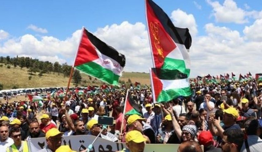 حماس: مسيرة العودة اليوم تؤكد التضامن مع لاجئينا بلبنان