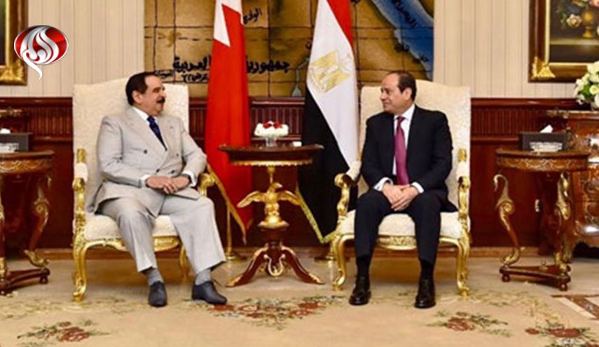 شاه بحرین به دیدار رئیس‌جمهور مصر رفت
