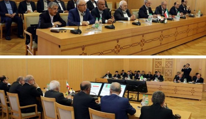 نشست مشترک هیأت‌های ایران و ترکمنستان در عشق‌آباد