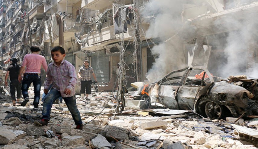 سقوط قذيفتين صاروخيتين وسط مدينة حلب