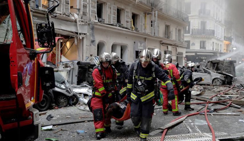 انفجار بشارع للمشاة في ليون شرق فرنسا 