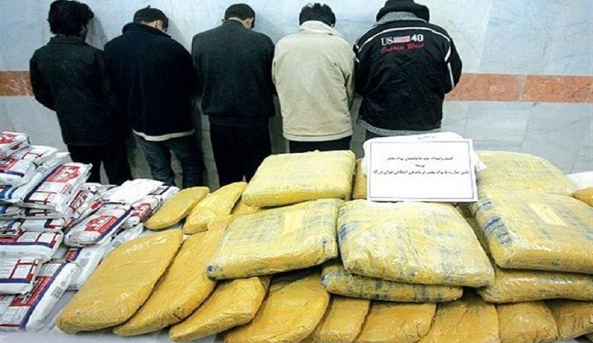 ايران تضبط طنا ونصف الطن من المخدرات جنوبي البلاد