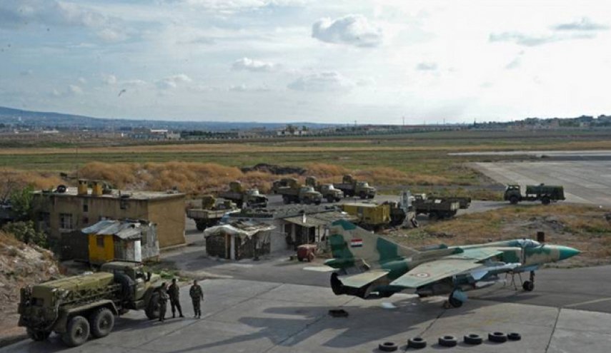 الدفاعات السورية تتصدى لعدوان صهيوني على مطار التيفور

