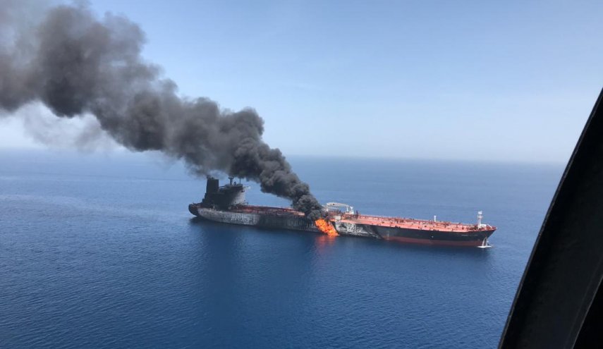 مقام صهیونیست حادثه دریای عمان را به ایران نسبت داد
