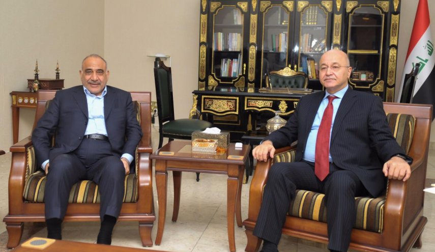 صالح وعبد المهدي يؤكدان اكمال الكابينة الوزارية العراقية خلال اسبوعين
