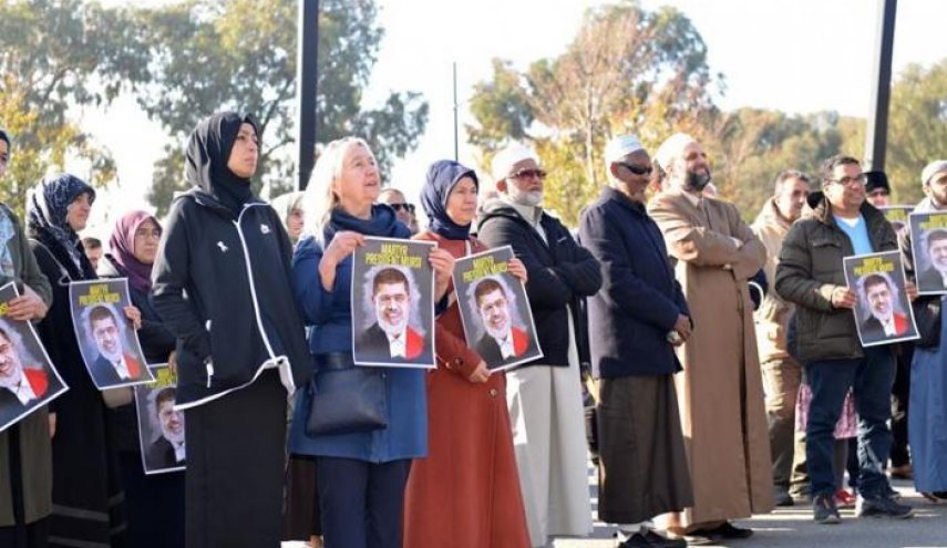 مظاهرة في أستراليا احتجاجا على ظروف وفاة مرسي
