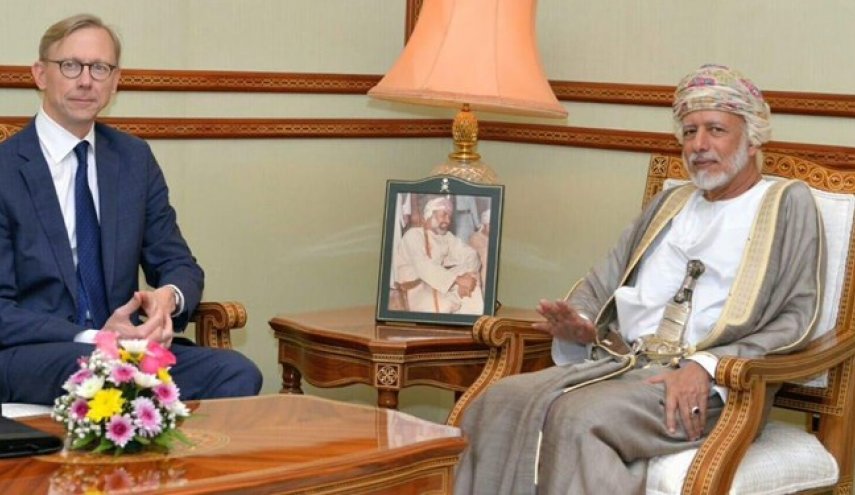 دیدار برایان هوک با وزیر خارجه عمان در مسقط
