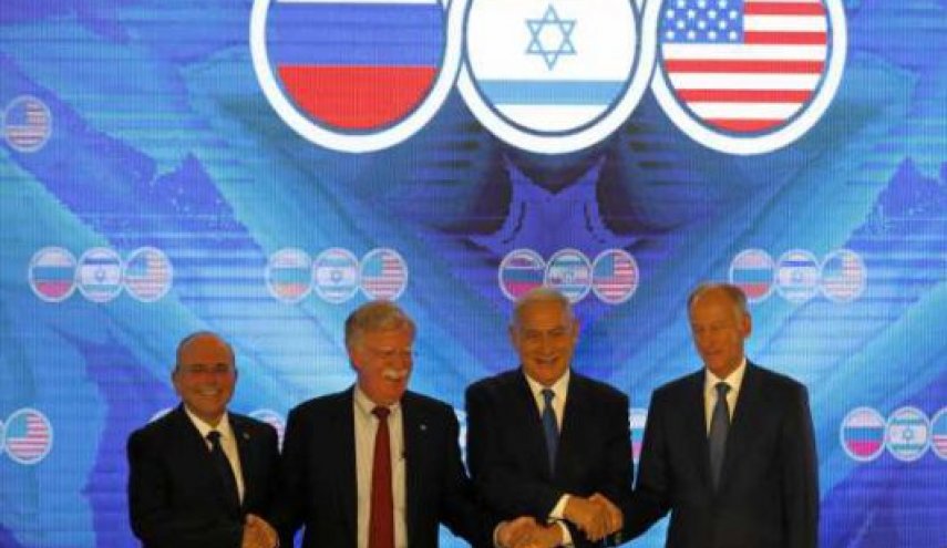 نشست کم‎سابقه روسیه، اسرائیل و آمریکا ؛ وقتی صهیونیست‎ها آب در هاون می کوبند