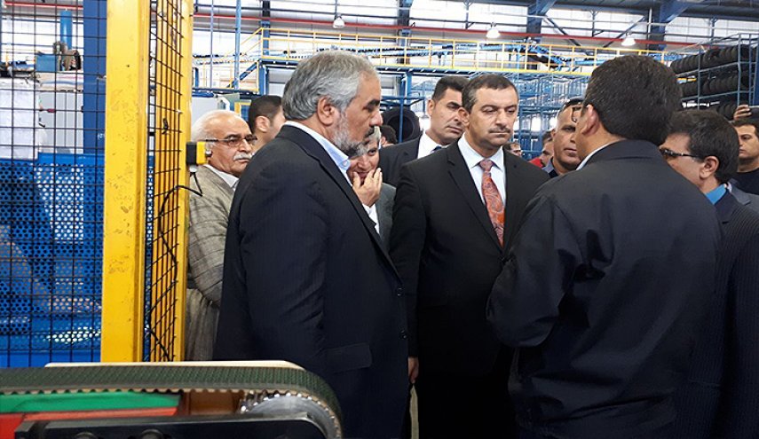 وفد اقتصادي لكردستان العراق يتفقد وحدات صناعية في كردستان ايران