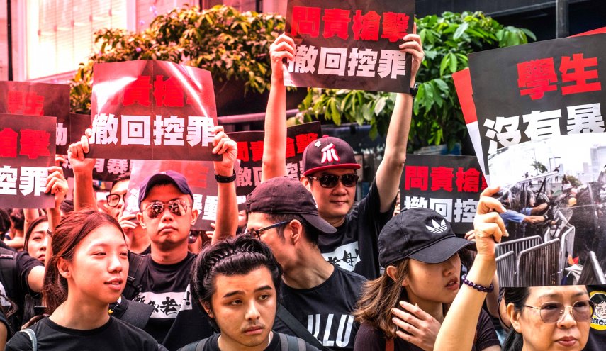 اعتقال 6 أشخاص خلال احتجاجات في هونغ كونغ