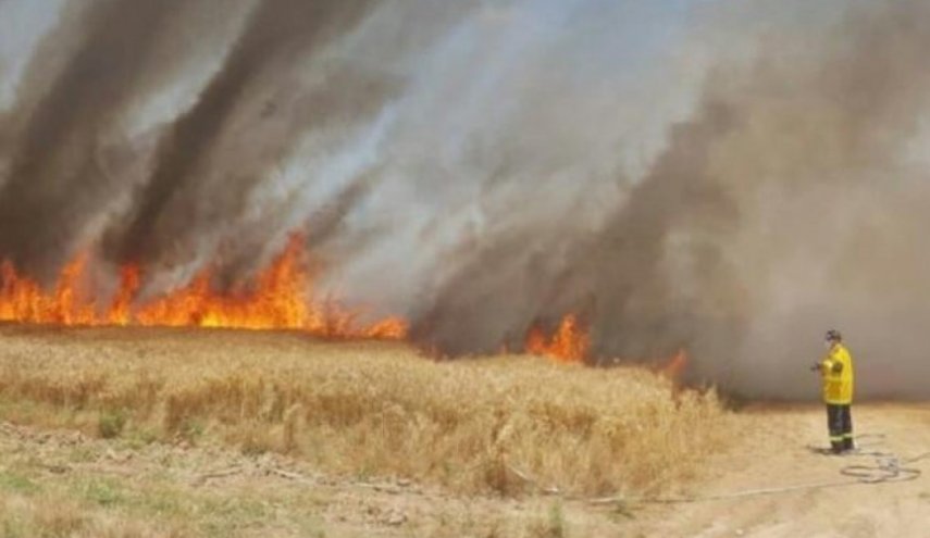 اندلاع حريق في كيبوتس صهيوني بـ
