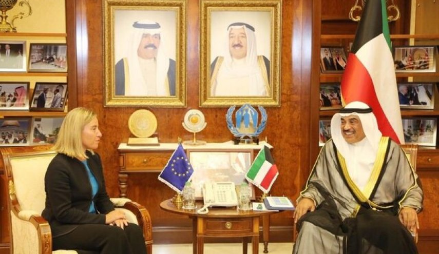 دیدار موگرینی با وزیر خارجه کویت