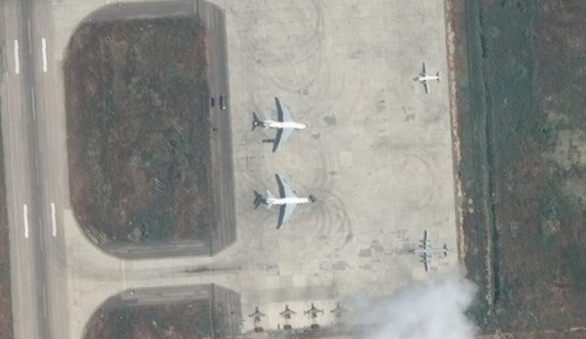 استقرار انواع جنگنده‌ها و هواپیماهای تجسسی روسیه در پایگاه هوایی حمیمیم