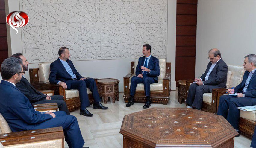 دیدار امیرعبداللهیان با اسد؛ تأکید مجدد دمشق بر حمایت از ایران