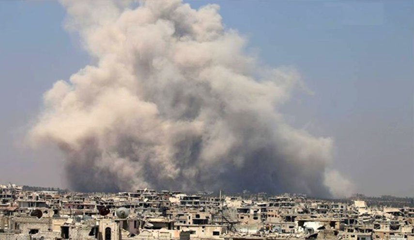  انفجار في حي الضاحية بمدينة درعا