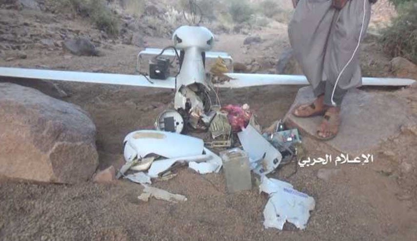 القوات اليمنية تسقط تاسع طائرة تجسسية لقوى العدوان 