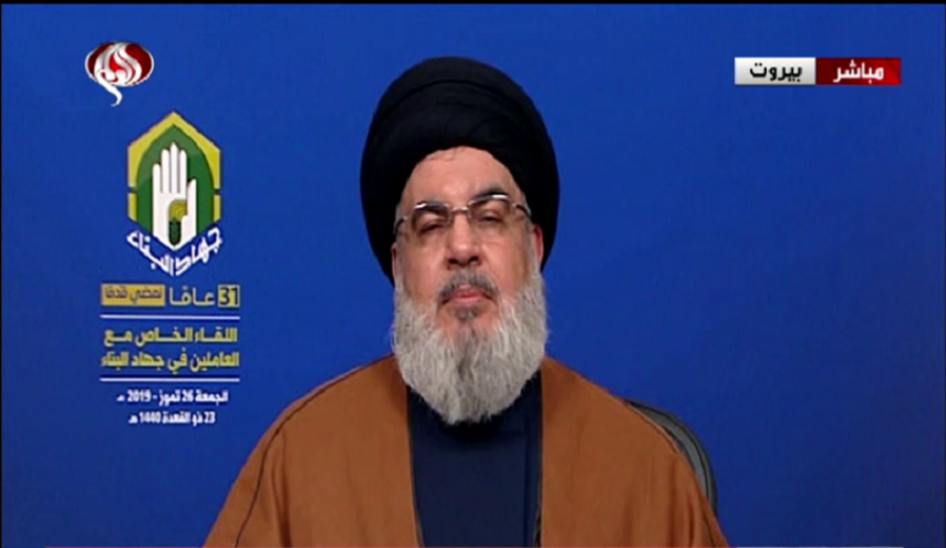 دبیرکل حزب الله لبنان: جنگ با ایران یعنی جنگ با همه محور مقاومت و آتش گرفتن کل منطقه