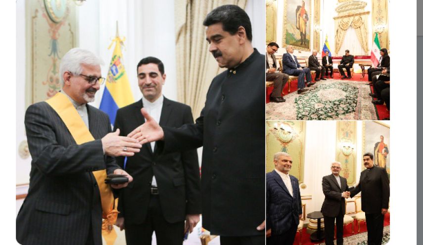 مادورو يمنح سفير إيران وساما رفيعا