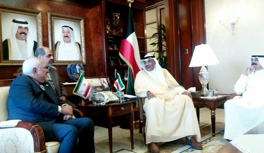 دیدار ظریف با همتای کویتی 
