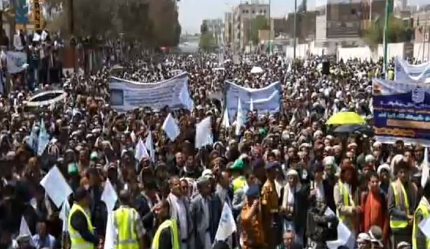 صدها هزار یمنی عید ولایت را با راهپیمایی بزرگ جشن گرفتند