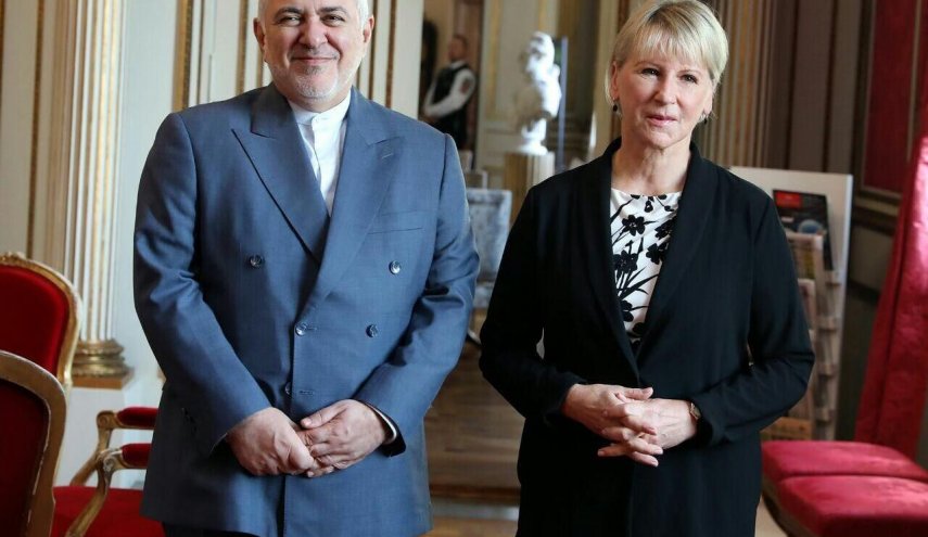 وزير الخارجية الايراني يلتقي نظيرته السويدية