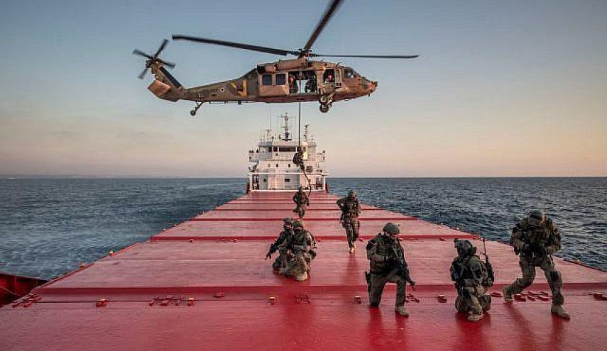 آمریکا و رژیم صهیونیستی بازپس گیری کشتی ربوده شده را تمرین کردند