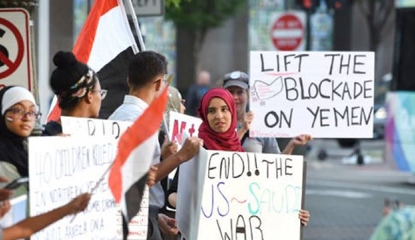 تظاهرات ضدجنگ در «دیترویت» علیه مشارکت آمریکا در جنگ یمن
