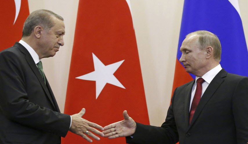 أردوغان يلتقي بوتين في روسيا الثلاثاء