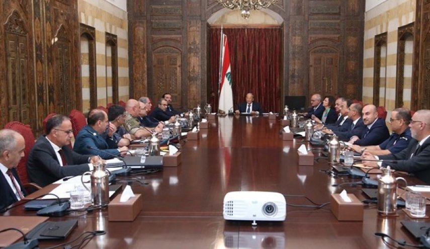 شورای عالی دفاع لبنان: حق ما برای پاسخ به تجاوزها با هر ابزاری محفوظ است
