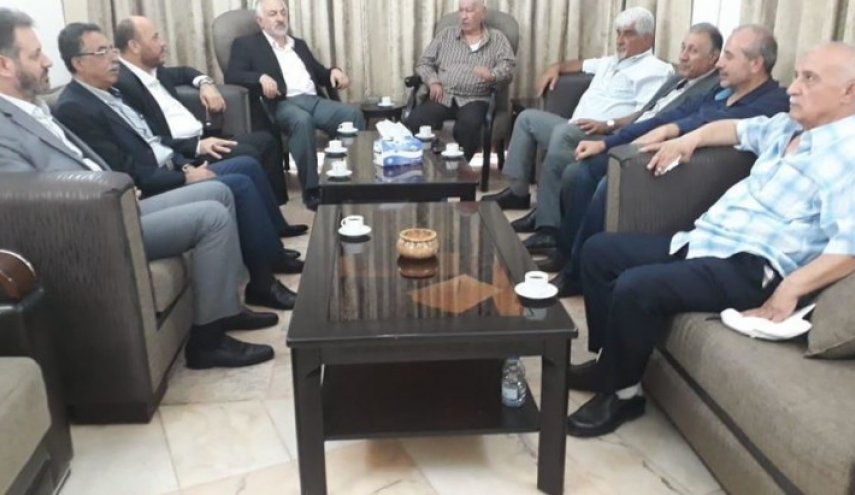 تحالف القوى الفلسطينية في لبنان يزور حزب الله متضامناً