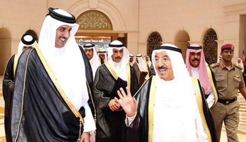 رسالة من أمير قطر لأمير الكويت