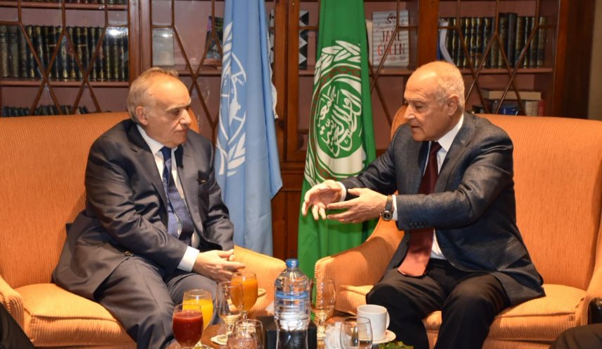 دیدار فرستاده سازمان ملل با «ابوالغیط» و بررسی توقف درگیری‌ها در لیبی