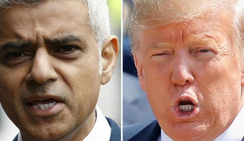 ترامپ: شهردار بی‌کفایت لندن در امور ما دخالت نکند

