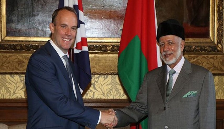 رایزنی وزیر خارجه انگلیس با مقامات عمانی در خصوص ایران