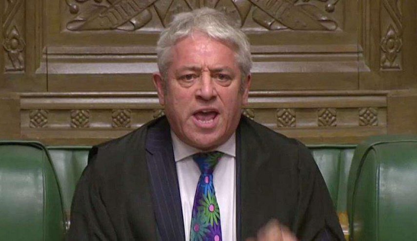 تهدید رئیس مجلس عوام انگلیس به کناره گیری
