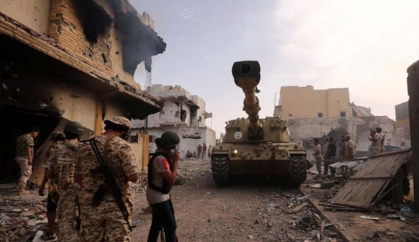 قوات الوفاق تدمر غرفة عمليات الجيش الليبي الرئيسية
