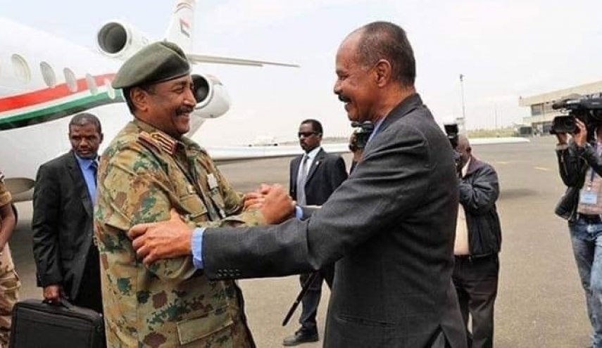 الرئيس الإريتري يبحث في السودان مجالات التعاون المشترك