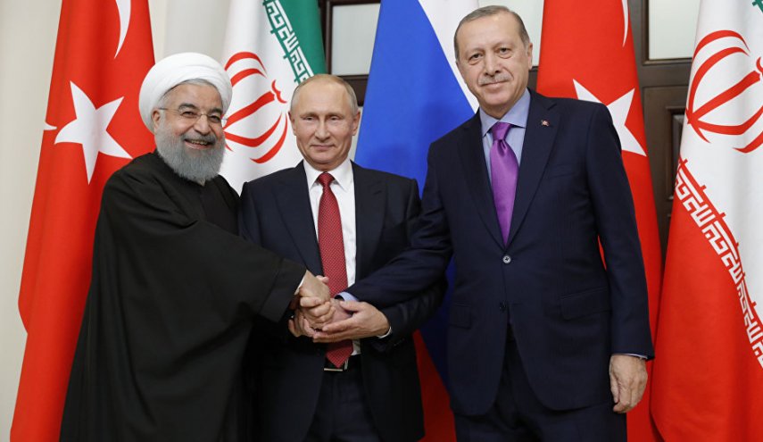 دیدار سه جانبه روسای جمهور ایران، روسیه و ترکیه
