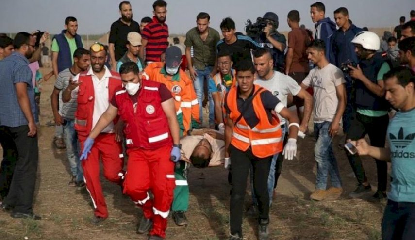 49 إصابة خلال قمع الاحتلال المشاركين في مسيرات العودة