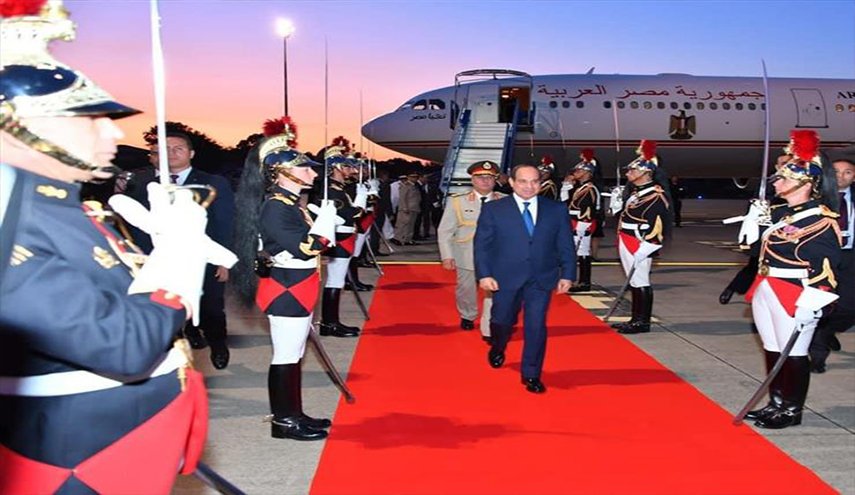 الرئيس المصري يصل إلى نيويورك 