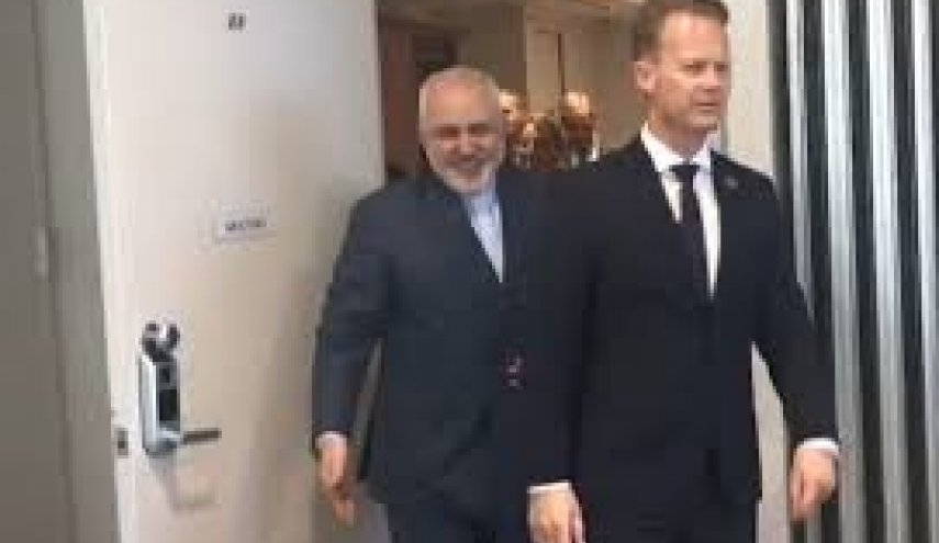 دیدار وزیر امور خارجه دانمارک با ظریف در نیویورک