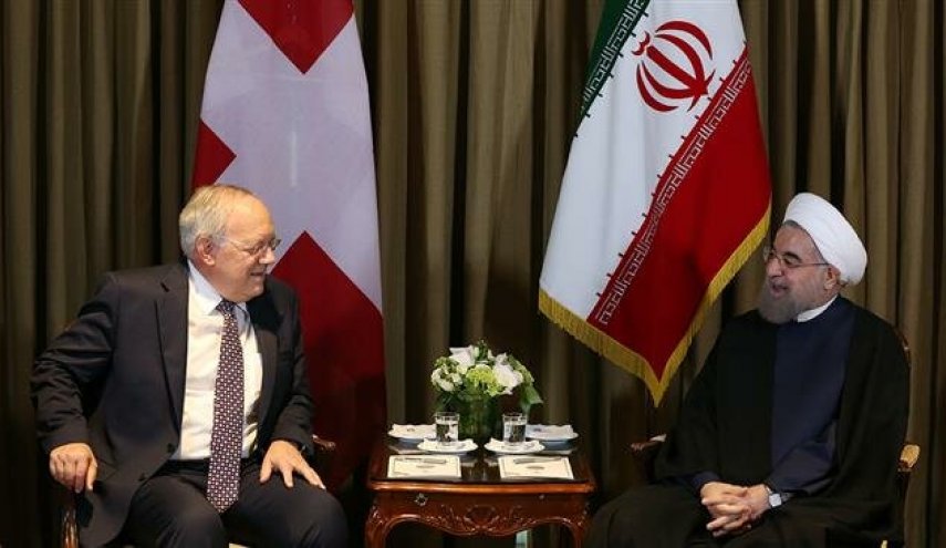 رئیس‌جمهور سوئیس با روحانی دیدار و گفت‌وگو کرد
