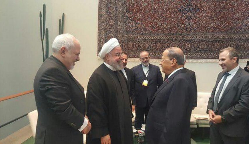  روسای جمهور ایران و لبنان با یکدیگر دیدار کردند
