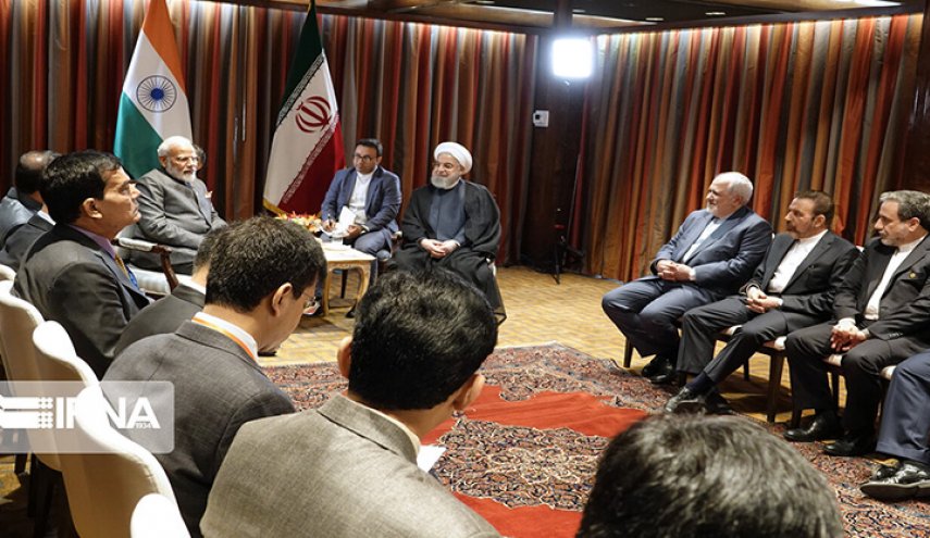 كشمير في صلب محادثات الرئيس روحاني ومودي