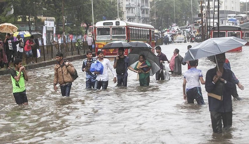 شمار کشته های بارندگی های هند به ۱۲۵ نفر رسید
